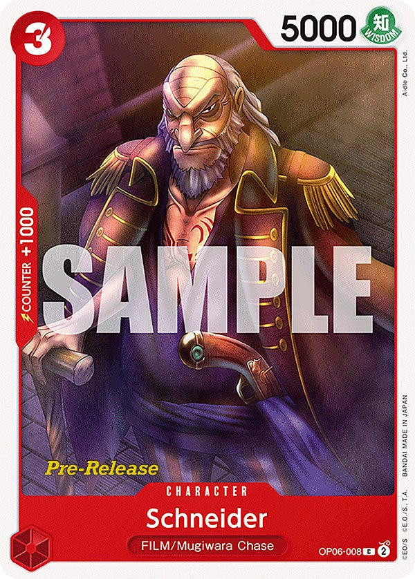 Schneider [Wings of the Captain Pre-Release Cards] Cheap