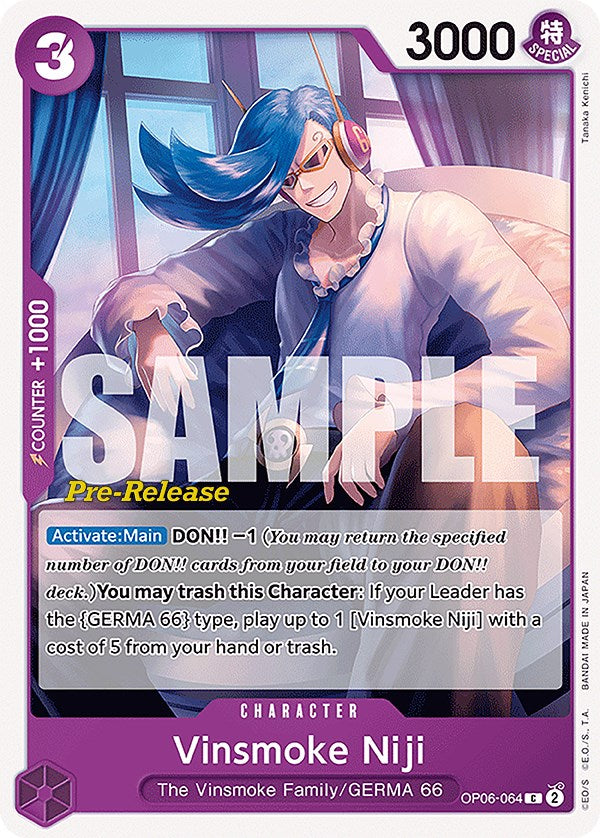 Vinsmoke Niji (064) [Wings of the Captain Pre-Release Cards] For Discount