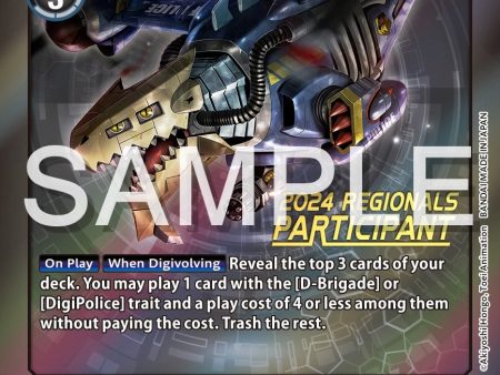 Cargodramon [BT14-064] (2024 Regionals Participant) [Blast Ace Promos] For Discount