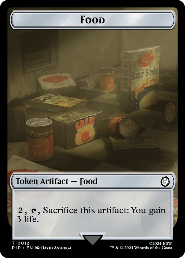 Warrior    Food (0012) Double-Sided Token [Fallout Tokens] Online Sale