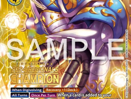 Seraphimon [BT14-041] (2024 Regionals Champion) [Blast Ace Promos] Online Sale