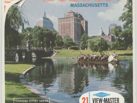 Boston Massachusetts - View-Master 3 Reel Packet - vintage - A726-S6A Supply