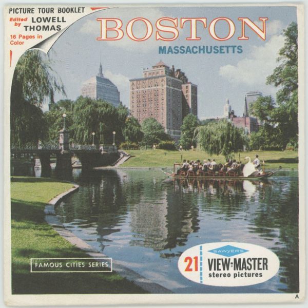 Boston Massachusetts - View-Master 3 Reel Packet - vintage - A726-S6A Supply