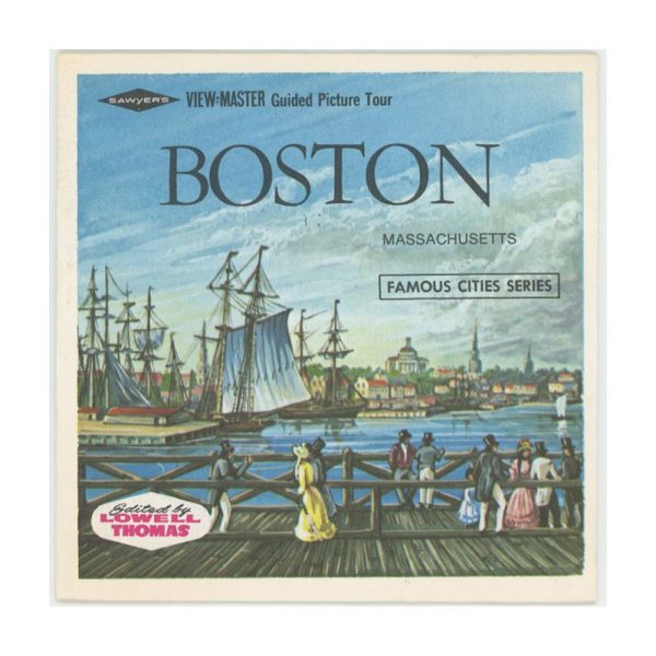 Boston Massachusetts - View-Master 3 Reel Packet - vintage - A726-S6A Supply