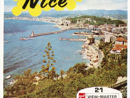 Nice - France - View-Master 3 Reel Packet - vintage - C185N-BG1 on Sale