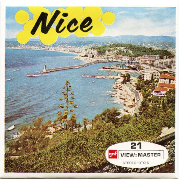 Nice - France - View-Master 3 Reel Packet - vintage - C185N-BG1 on Sale