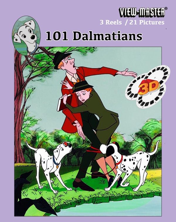 101 Dalmatians - View-Master 3 Reel Set - 1950s Cartoon-tw For Sale