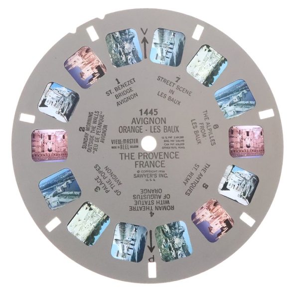 Avignon Orange - Les Baux - View-Master Single Reel - 1956 - vintage - 1445 Hot on Sale