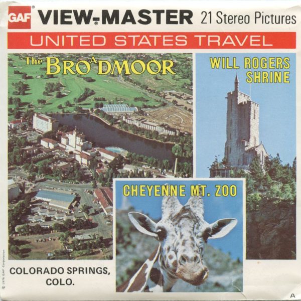 The Broadmoor Hotel - View-Master 3 Reel Packet - vintage - A335-G5A Online Hot Sale