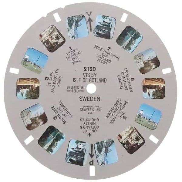 Visby Isle of Gotland Sweden - View-Master Single Reel - vintage - 2120 Cheap