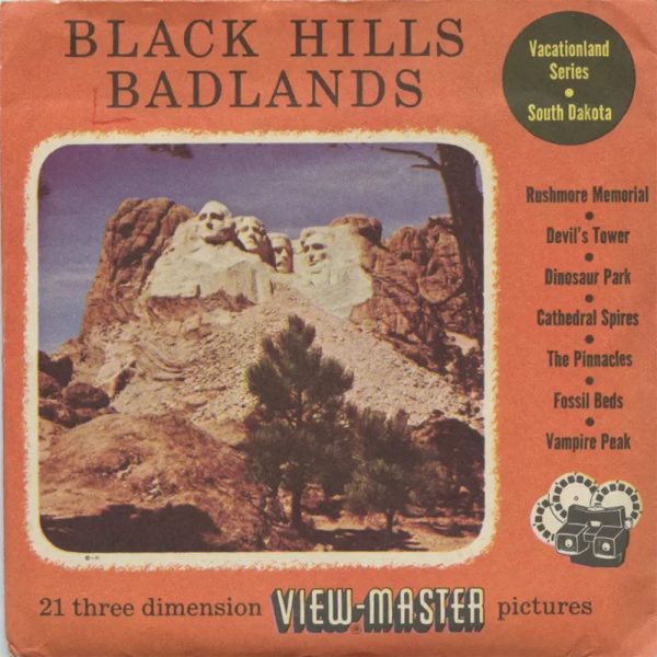 Black Hills Badlands - View-Master 3 Reel Packet - vintage - 203-A,B,C-S3 Sale