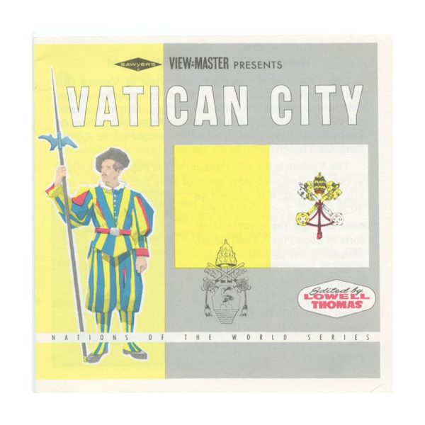 Vatican City - View-Master 3 Reel Packet - vintage - B178-S6A Supply