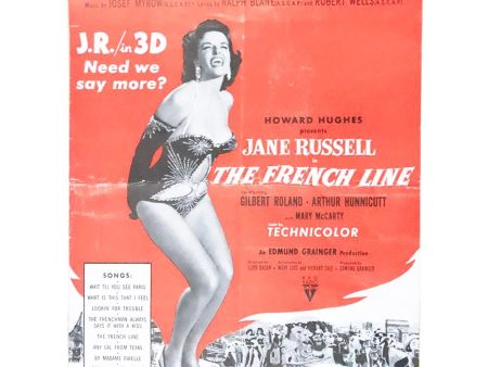 Jane Russell - The French Line in 3D - Studio Advance Theatre Campaign Kit -1954 - vintage Online