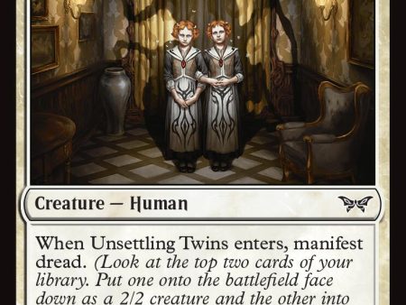 Unsettling Twins [Duskmourn: House of Horror] For Sale