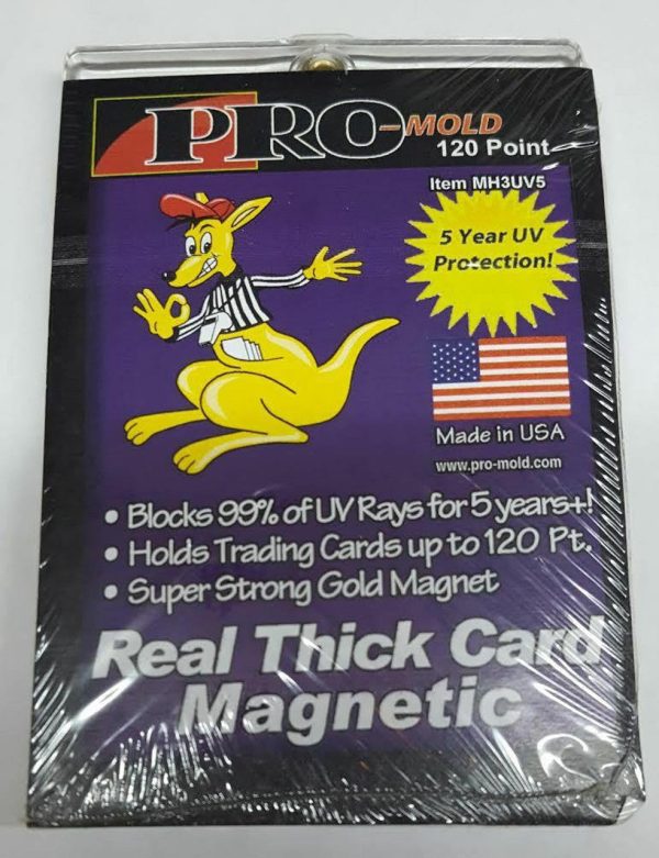 BCW Pro Mold Magnetic Trading Card Holder with UV Resistance 120 Pt Online Hot Sale