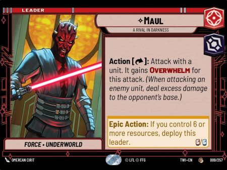 Maul - A Rival in Darkness (009 257) [Twilight of the Republic] Fashion