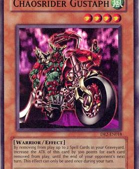 Chaosrider Gustaph [DR2-EN018] Super Rare For Cheap