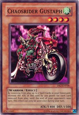 Chaosrider Gustaph [DR2-EN018] Super Rare For Cheap