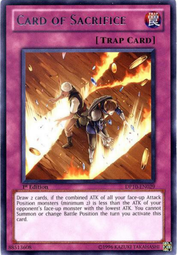 Card of Sacrifice [DP10-EN029] Rare For Cheap