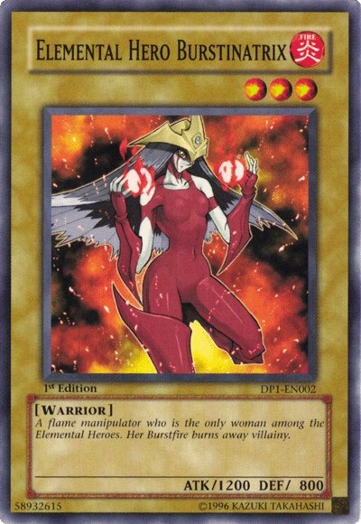 Elemental Hero Burstinatrix [DP1-EN002] Common For Discount