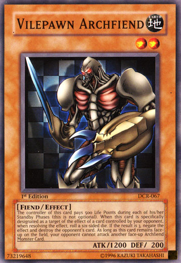 Vilepawn Archfiend [DCR-067] Common For Sale