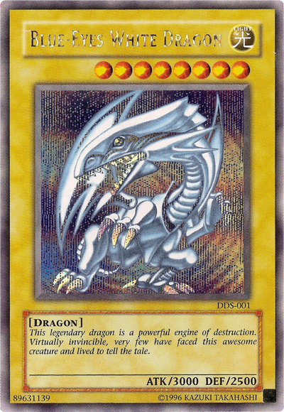 Blue-Eyes White Dragon (Dark Duel Stories) [DDS-001] Secret Rare on Sale