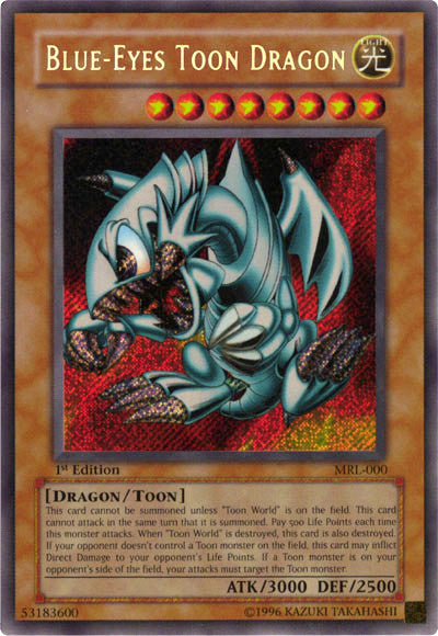 Blue-Eyes Toon Dragon [MRL-000] Secret Rare Discount