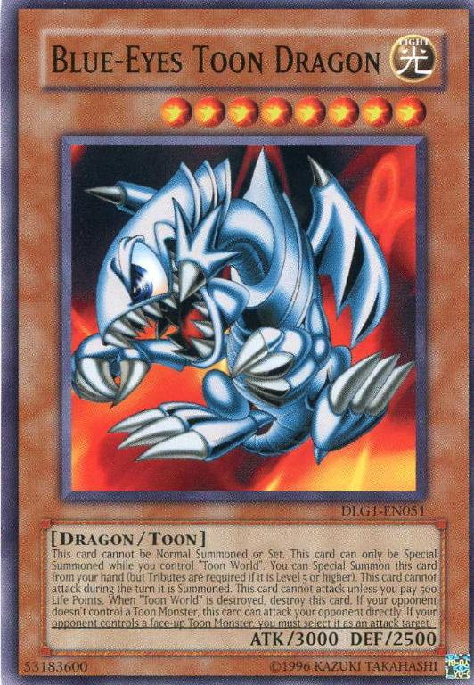 Blue-Eyes Toon Dragon [DLG1-EN051] Common Online Hot Sale