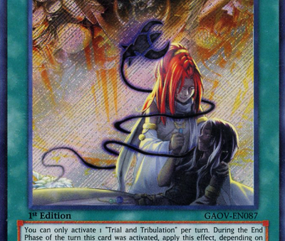 Trial and Tribulation [GAOV-EN087] Secret Rare For Sale