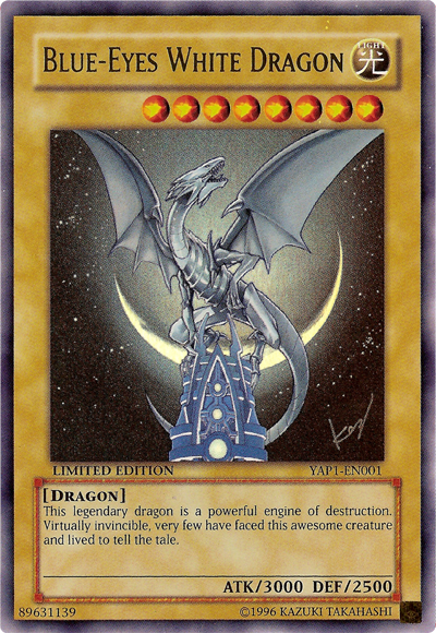 Blue-Eyes White Dragon [YAP1-EN001] Ultra Rare For Discount