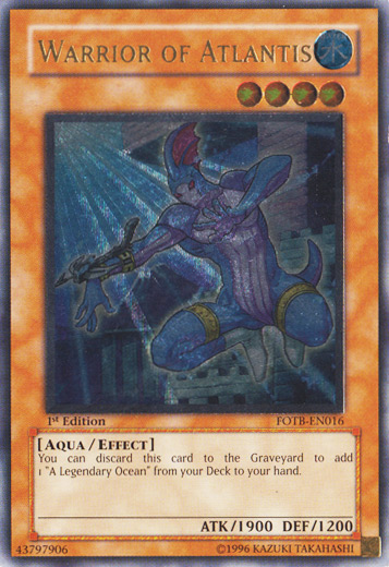 Warrior of Atlantis [FOTB-EN016] Ultimate Rare For Cheap