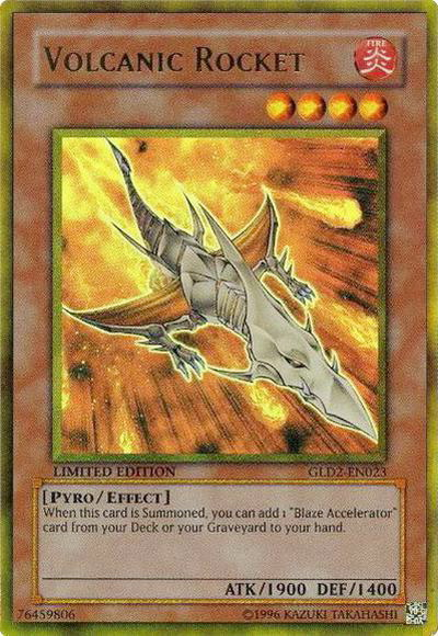 Volcanic Rocket [GLD2-EN023] Ultra Rare Cheap