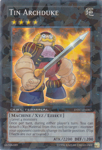 Tin Archduke [DT07-EN087] Super Rare Sale