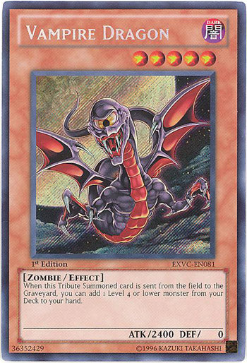 Vampire Dragon [EXVC-EN081] Secret Rare Discount