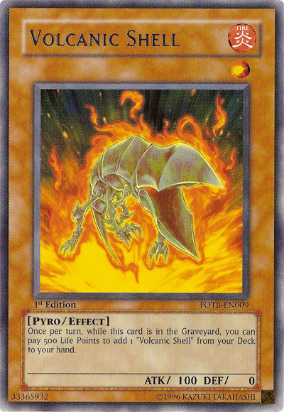 Volcanic Shell [FOTB-EN009] Rare Online Hot Sale