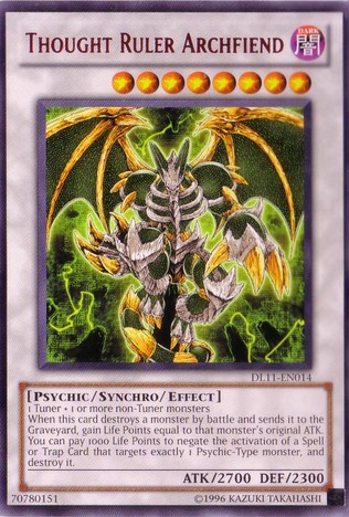 Thought Ruler Archfiend (Red) [DL11-EN014] Rare Sale