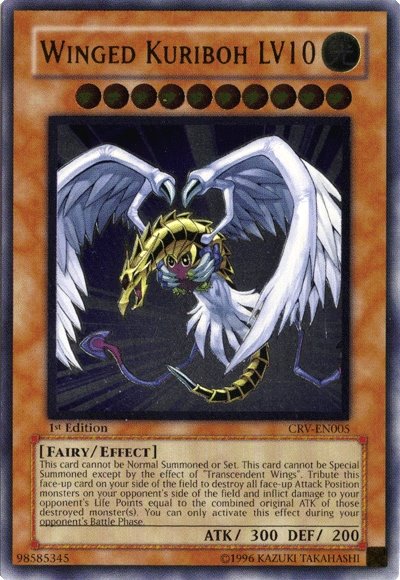 Winged Kuriboh LV10 [CRV-EN005] Ultimate Rare For Discount