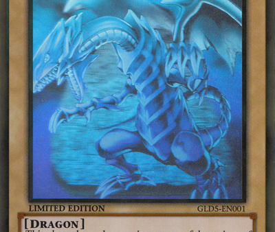 Blue-Eyes White Dragon [GLD5-EN001] Ghost Gold Rare Hot on Sale