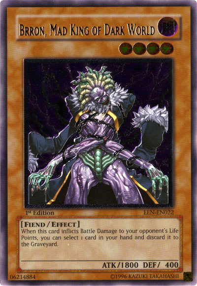 Brron, Mad King of Dark World [EEN-EN022] Ultimate Rare Discount