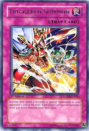 Triggered Summon [FOTB-EN046] Rare Online Sale