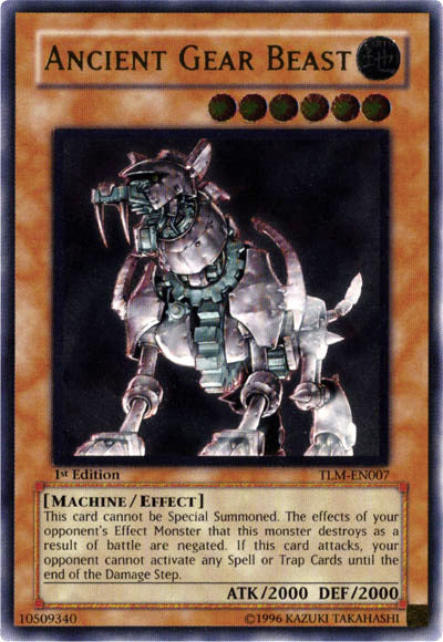 Ancient Gear Beast [TLM-EN007] Ultimate Rare For Cheap